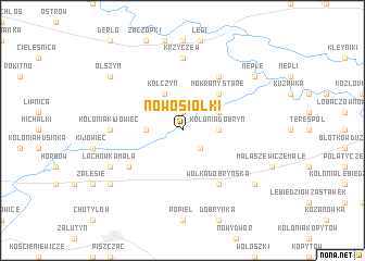 map of Nowosiółki