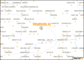 map of Nowosiółki