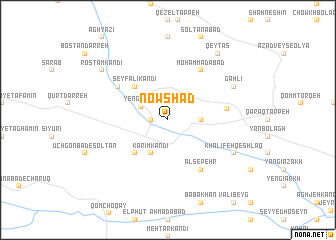 map of Nowshād