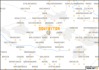 map of Nowy Bytom