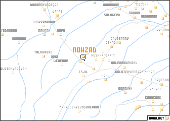 map of Nowzād