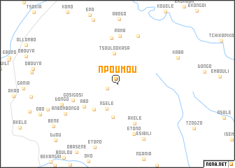 map of Npoumou