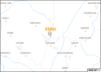 map of Nsadi