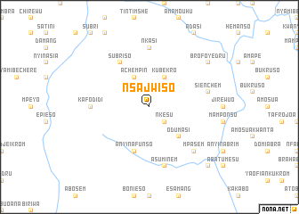 map of Nsajwiso