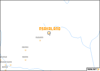 map of Nsakalano