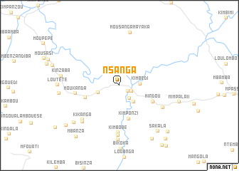 map of Nsanga