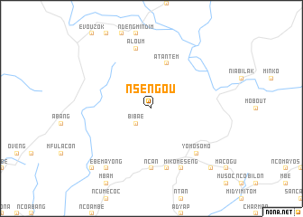 map of Nsengou