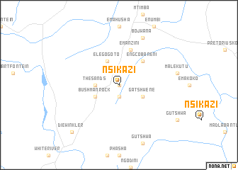 map of Nsikazi