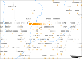 map of Nsokwa Edukro