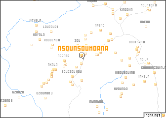 map of Nsounsou Moana