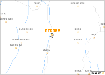 map of Ntanbe