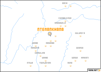 map of Ntemankhana