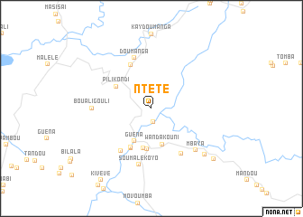 map of Ntété