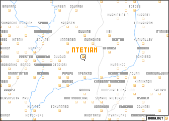 map of Ntetiam