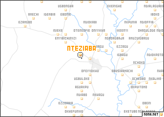 map of Ntezi Aba