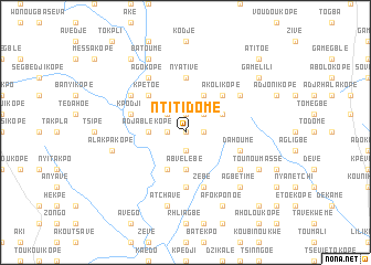 map of Ntitidomé