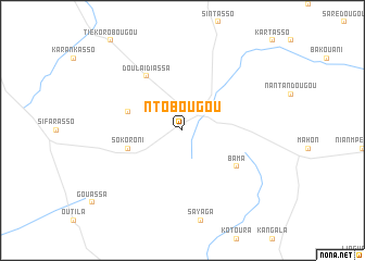map of Ntobougou