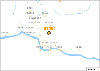 map of Ntoua