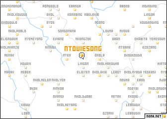 map of Ntouiesong