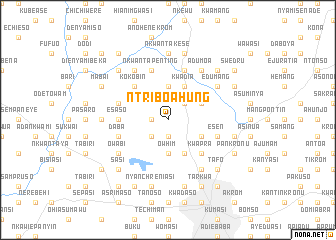 map of Ntri Boahung
