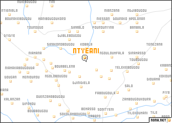 map of Ntyèani
