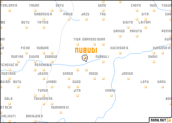 map of Nubudi