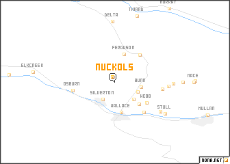 map of Nuckols