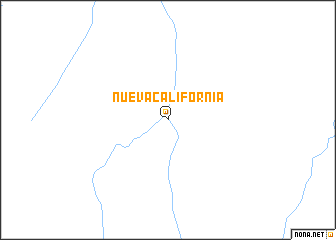 map of Nueva California