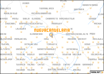 map of Nueva Candelaria