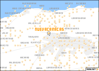 map of Nueva Caracas