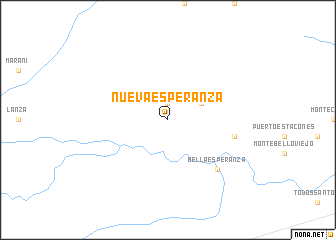 map of Nueva Esperanza