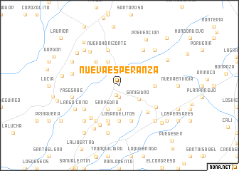 map of Nueva Esperanza