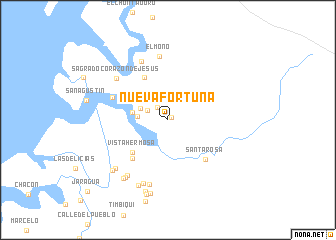 map of Nueva Fortuna
