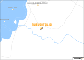 map of Nueva Italia