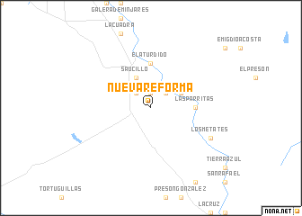 map of Nueva Reforma
