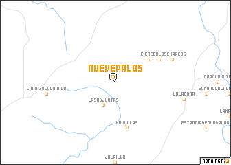 map of Nueve Palos