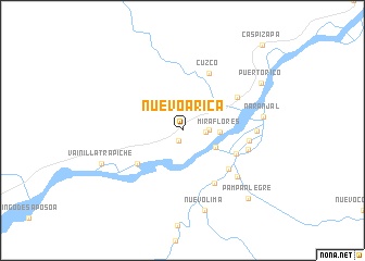 map of Nuevo Arica