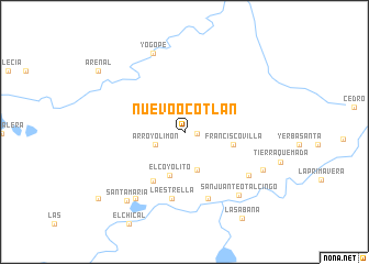 map of Nuevo Ocotlán