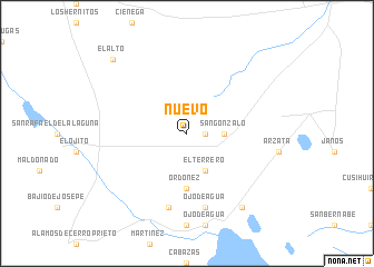 map of Nuevo