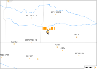 map of Nugent