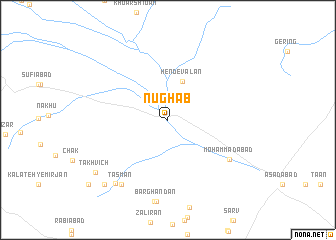 map of Nūghāb