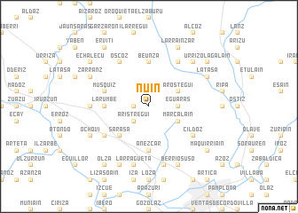 map of Nuin