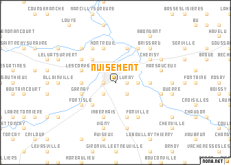 map of Nuisement