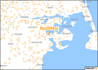 map of Nujinmegi