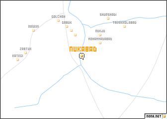 map of Nūkābād