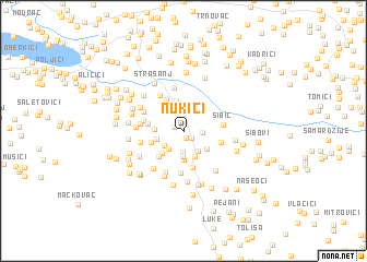 map of Nukići