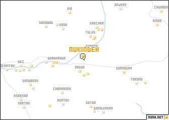 map of Nūkīn Deh