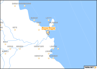 map of Nuk Nuk