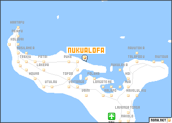 map of Nuku`alofa