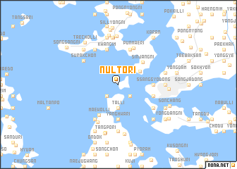 map of Nŭlto-ri